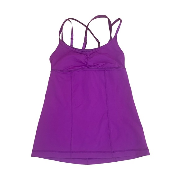 lululemon Warrior 1 Tank Top Dewberry Purple Pink Size 4 - Picture 2 of 11
